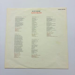 Roxy Music – Flesh + Blood LP mit OIS (VG+) - schallplattenparadis