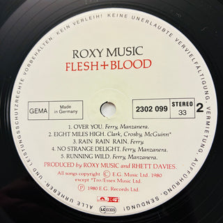 Roxy Music – Flesh + Blood LP mit OIS (VG+) - schallplattenparadis