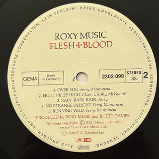 Roxy Music ‎– Flesh + Blood LP (NM) - schallplattenparadis