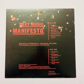 Roxy Music ‎– Manifesto - Picture Disc (VG+) - schallplattenparadis