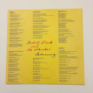 Rudolf Rock & Die Schocker ‎– Lederzwang LP mit OIS (NM) - schallplattenparadis