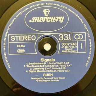 Rush ‎– Signals LP mit OIS (NM) - schallplattenparadis