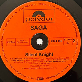 Saga ‎– Silent Knight LP mit OIS (NM) - schallplattenparadis