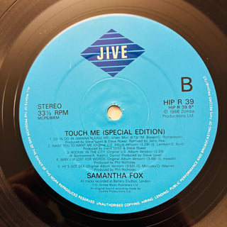 Samantha Fox ‎– Touch Me - Special Edition - LP (NM) - schallplattenparadis