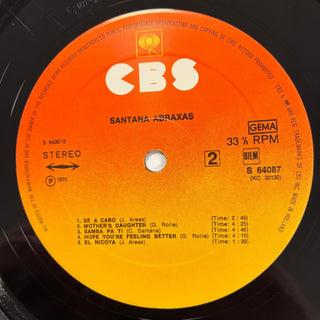 Santana ‎– Abraxas LP (NM) - schallplattenparadis