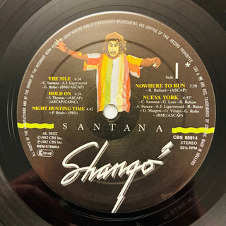 Santana ‎– Shango LP mit OIS (VG+) - schallplattenparadis