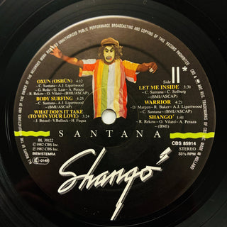 Santana ‎– Shango LP mit OIS (VG+) - schallplattenparadis