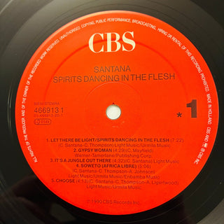 Santana – Spirits Dancing In The Flesh LP mit OIS (VG+) - schallplattenparadis