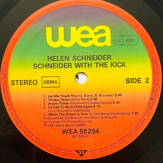 Schneider With The Kick ‎– Schneider With The Kick LP (NM) - schallplattenparadis