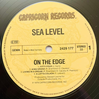 Sea Level ‎– On The Edge LP (NM) - schallplattenparadis