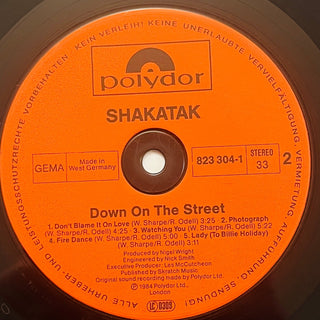 Shakatak ‎– Down On The Street LP mit OIS (VG+) - schallplattenparadis