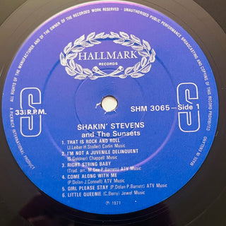 Shakin' Stevens And The Sunsets – Shakin' Stevens And The Sunsets LP (NM) - schallplattenparadis