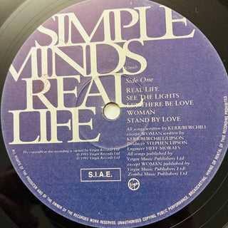 Simple Minds ‎– Real Life LP mit OIS (NM) - schallplattenparadis