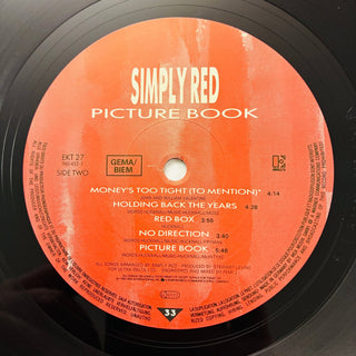 Simply Red – Picture Book LP mit OIS (NM) - schallplattenparadis