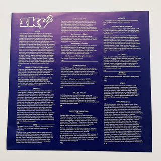 Sky ‎– Sky 2 Doppel LP mit OIS (VG+) - schallplattenparadis