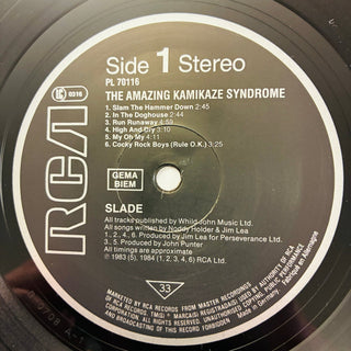 Slade – The Amazing Kamikaze Syndrome LP mit OIS (NM) - schallplattenparadis