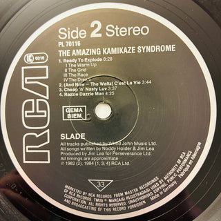 Slade – The Amazing Kamikaze Syndrome LP mit OIS (NM) - schallplattenparadis