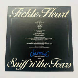 Sniff 'n' the Tears ‎– Fickle Heart LP (NM) - schallplattenparadis