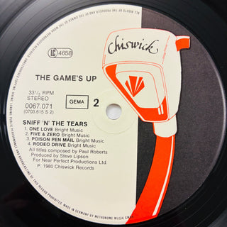 Sniff 'n' The Tears – The Game's Up LP (NM) - schallplattenparadis