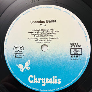 Spandau Ballet ‎– True LP mit OIS (NM) - schallplattenparadis