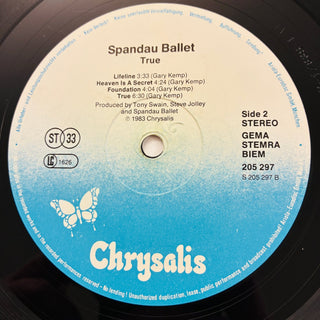 Spandau Ballet – True LP mit OIS (VG+) - schallplattenparadis
