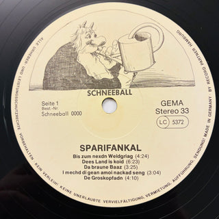 Sparifankal ‎– Bayern - Rock LP mit Lyric Sheet (VG+) - schallplattenparadis