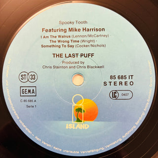 Spooky Tooth Featuring Mike Harrison – The Last Puff LP (NM) - schallplattenparadis
