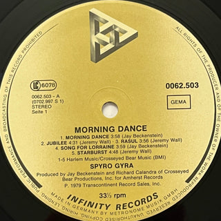 Spyro Gyra ‎– Morning Dance LP mit OIS (VG+) - schallplattenparadis