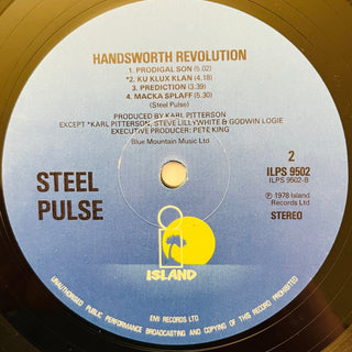 Steel Pulse ‎– Handsworth Revolution LP (NM) - schallplattenparadis