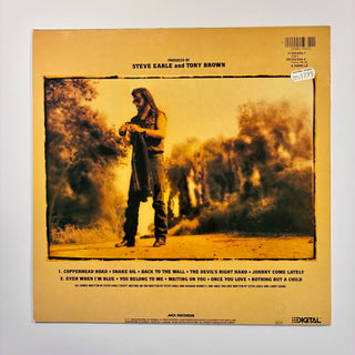 Steve Earle ‎– Copperhead Road LP (NM) - schallplattenparadis