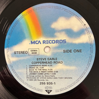 Steve Earle ‎– Copperhead Road LP (NM) - schallplattenparadis