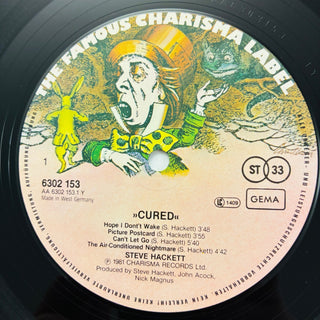 Steve Hackett ‎– Cured LP mit OIS (NM) - schallplattenparadis