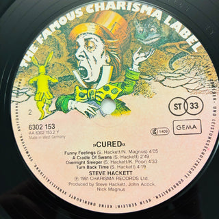 Steve Hackett ‎– Cured LP mit OIS (NM) - schallplattenparadis