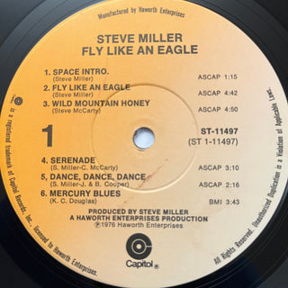 Steve Miller Band ‎– Fly Like An Eagle LP (NM) - schallplattenparadis