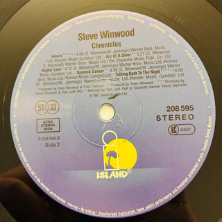 Steve Winwood ‎– Chronicles LP mit OIS (NM) - schallplattenparadis