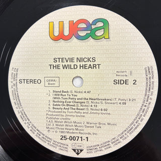 Stevie Nicks ‎– The Wild Heart LP mit OIS und Beiblatt (VG+) - schallplattenparadis