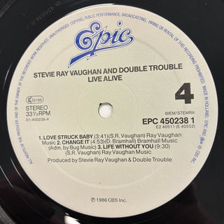 Stevie Ray Vaughan And Double Trouble – Live Alive Doppel LP (NM) - schallplattenparadis