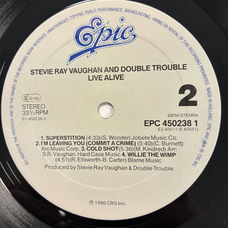Stevie Ray Vaughan And Double Trouble – Live Alive Doppel LP (NM) - schallplattenparadis