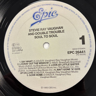 Stevie Ray Vaughan And Double Trouble ‎– Soul To Soul LP (NM) - schallplattenparadis