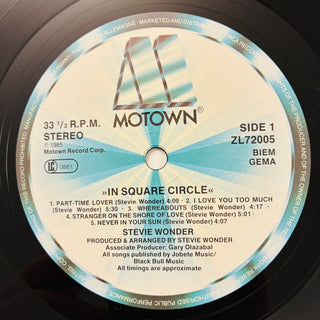 Stevie Wonder ‎– In Square Circle LP (NM) - schallplattenparadis