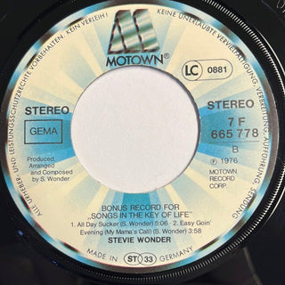 Stevie Wonder ‎– Songs In The Key Of Life Doppel LP mit Booklet und 7" Vinyl (NM) - schallplattenparadis