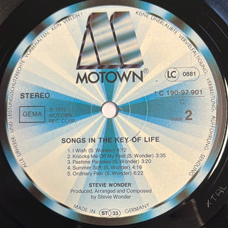 Stevie Wonder ‎– Songs In The Key Of Life Doppel LP mit Booklet und 7" Vinyl (NM) - schallplattenparadis