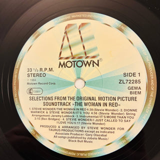 Stevie Wonder – The Woman In Red (Selection From The Original Motion Picture Soundtrack) LP (NM) - schallplattenparadis