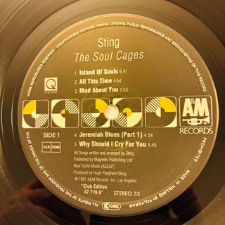 Sting – The Soul Cages LP (NM) - schallplattenparadis