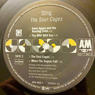 Sting – The Soul Cages LP (NM) - schallplattenparadis