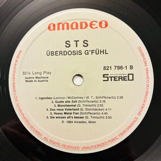 STS ‎– Überdosis G'fühl LP mit OIS (NM) - schallplattenparadis