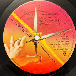 Supertramp – "...Famous Last Words..." LP mit OIS (NM) - schallplattenparadis