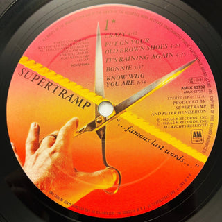 Supertramp – "...Famous Last Words..." LP mit OIS (NM) - schallplattenparadis