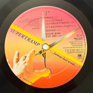 Supertramp ‎– "...Famous Last Words..." LP mit OIS (NM) - schallplattenparadis