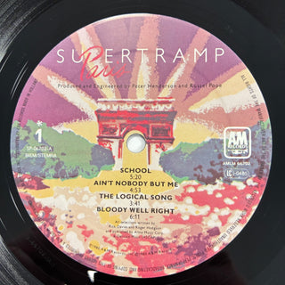 Supertramp ‎– Paris Doppel LP mit OIS (NM) - schallplattenparadis